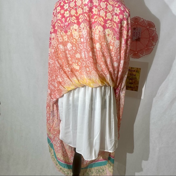 House of Harlow NWT Maxi Printed Dress Button Down Medium - Picture 13 of 15